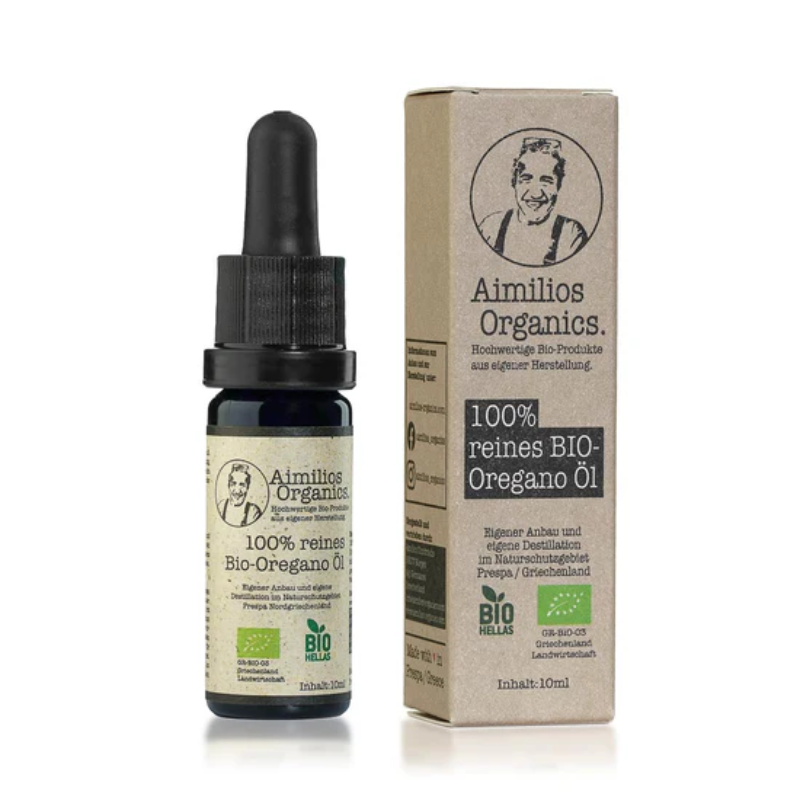 100 % REINES ÄTHERISCHES BIO OREGANO ÖL 10 ML | AIMILIOS ORGANICS | ATHINA