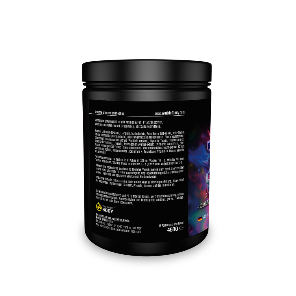 XTC PRE-WORKOUT | EXTASE HARDCORE BOOSTER