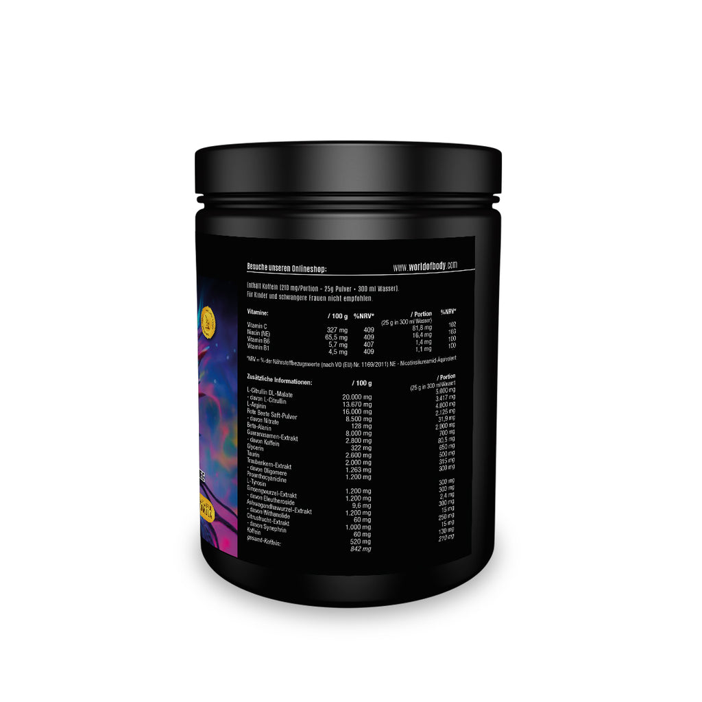 XTC PRE-WORKOUT | EXTASE HARDCORE BOOSTER